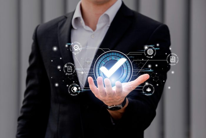 Professional ensuring quality across operations